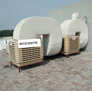 Ducting Cooler in hotels, Rooms and Hospitals